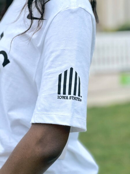 Nike® Ames 5-Bar White T-Shirt